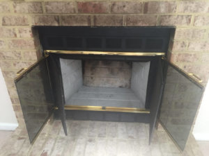 prefab fireplace